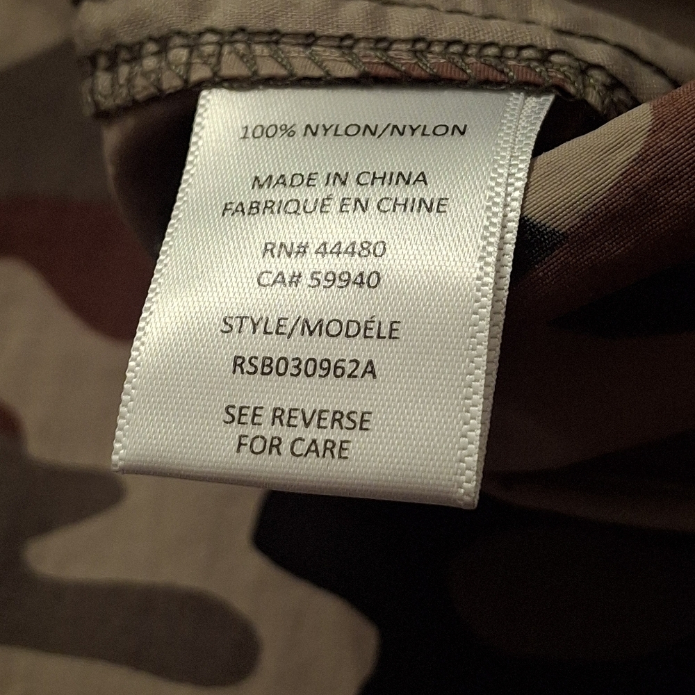 Tinseltown Camo Wide Leg Relaxed Fit Cargo Parachute Pants Size Large - Picture 10 of 16